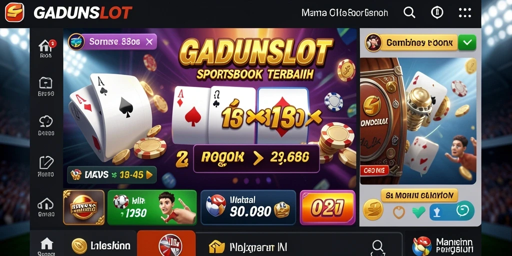 Tampilan gameplay menarik dari GADUNSLOT yang mendebarkan.