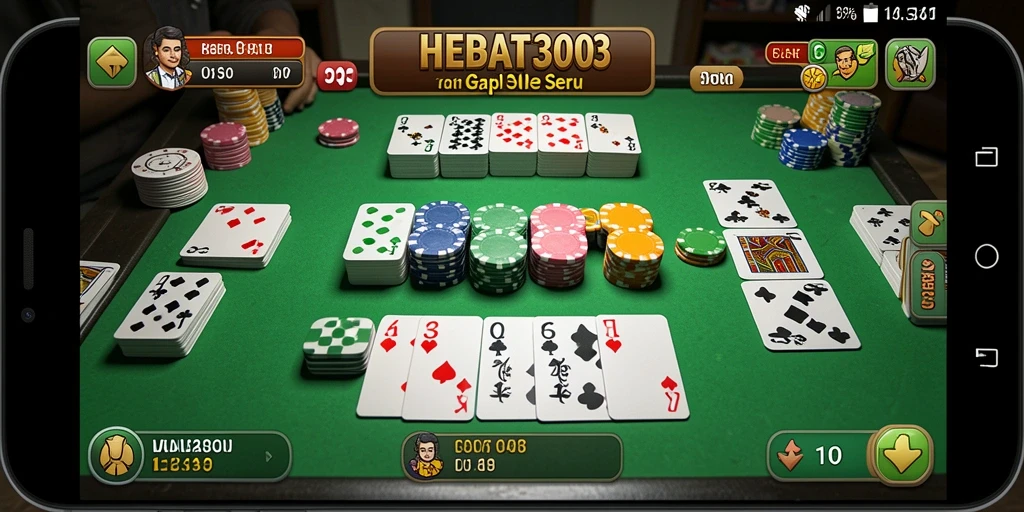 Gameplay HEBAT303 dengan susunan kartu Gaple yang menarik.