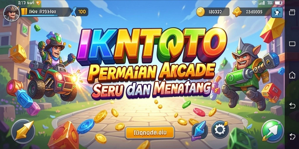 Screenshot gameplay IKNTOTO menunjukkan tantangan mendebarkan di setiap level.