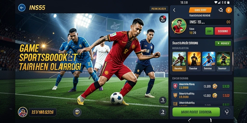 Tampilan gameplay Sportsbook yang menarik dan interaktif.