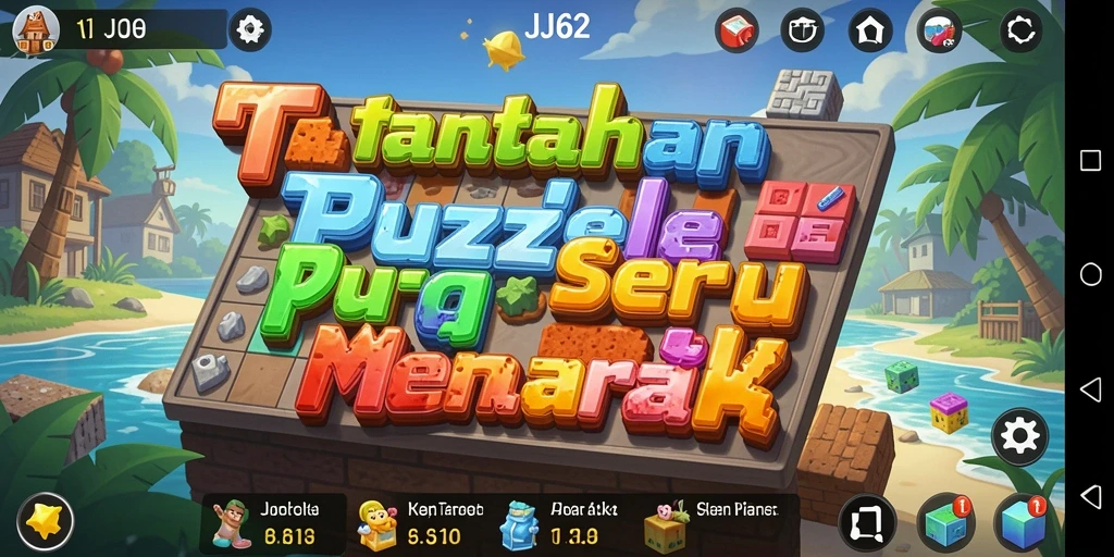 Tangkapan layar gameplay JJ62 yang menarik dan penuh tantangan.