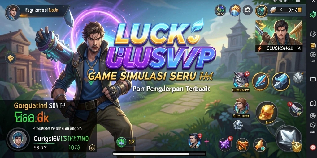 Tampilan gameplay menarik di LUCKSVIP yang menampilkan suasana bertanding.