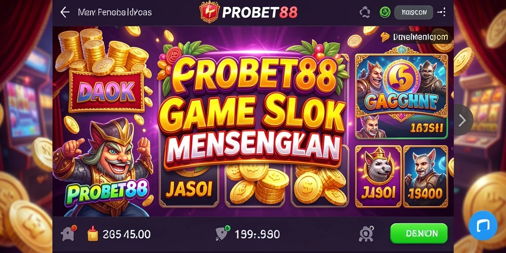 Tampilan menarik dari gameplay slot PROBET88 yang menegangkan.