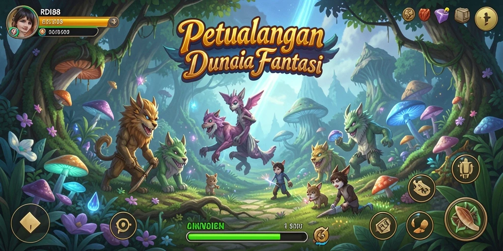 Tampilan gameplay RDI88 yang penuh petualangan dan tantangan.