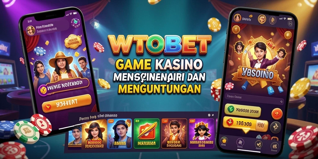 Screenshot utama WTOBET menampilkan gameplay kasino yang seru dan menarik.
